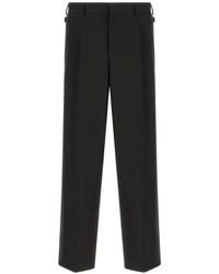 Cellar Door - Nev Pleated Straight-Leg Trousers - Lyst