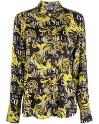 Versace Jeans Couture - Logo Print Shirt - Lyst