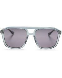 Gucci - Printed Pilot-Frame Sunglasses - Lyst