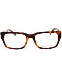 GANT - Rectangle-Frame Glasses - Lyst