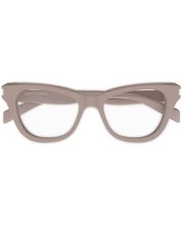 Saint Laurent - Gestell Mit Mattem Finish - Lyst