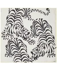 Fendi - Tiger-Print Silk Scarf - Lyst