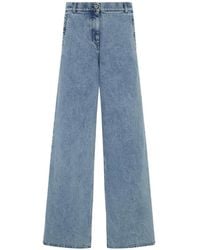 Another Tomorrow - Carpenter Wide-Leg Jeans - Lyst