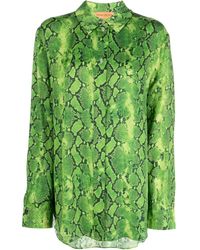 Stine Goya - Camisa Sophia con estampado de piel de serpiente - Lyst