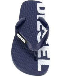 diesel denim flip flops