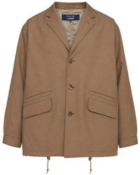Comme des Garçons - Drawstring-Hem Notch-Lapels Jacket - Lyst