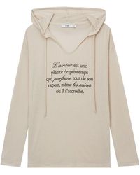 B+ AB - Sudadera con capucha y eslogan - Lyst