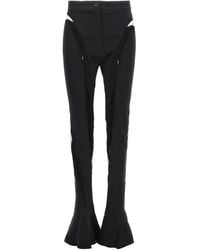 Mugler - Illusion Trousers - Lyst