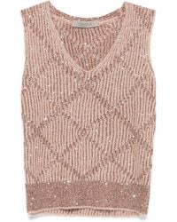 D.exterior - Sequin Embellished Sweater - Lyst