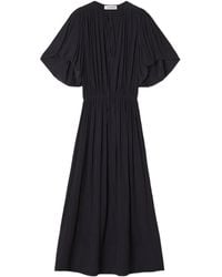 Lanvin - Geplooide Maxi-Jurk - Lyst