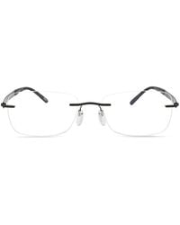 Silhouette - Lunettes De Vue Titan Impressions À Monture Rectangulaire - Lyst