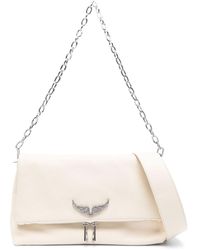 Zadig & Voltaire - Swing Your Wings Rocky Leather Crossbody Bag - Lyst