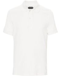 Tom Ford - Poloshirt mit Frottee-Finish - Lyst