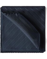 Brunello Cucinelli - Stripped-Pattern Silk Pocket Square - Lyst