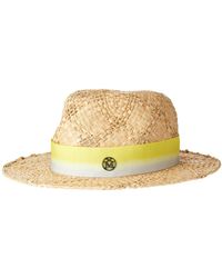 Maison Michel - Derek Interwoven-Design Hat - Lyst