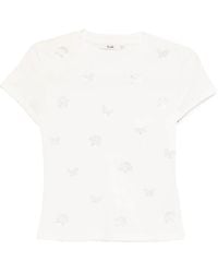 B+ AB - T-Shirt Met Borduurwerk - Lyst