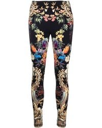 CAMILLA - Leggings Mit Blumen-Print - Lyst