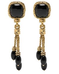Aurelie Bidermann - Miki Onyx Earrings - Lyst