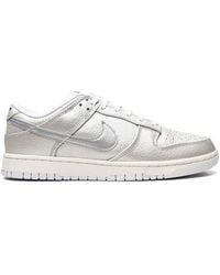 Nike Dunk Low Silver in White for Men | Lyst