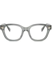 Brunello Cucinelli - Brille Mit Eckigem Gestell - Lyst