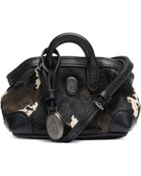 Ash - Micro Joly Cow-Print Leather Tote Bag - Lyst