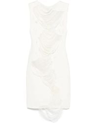 MM6 by Maison Martin Margiela - ダメージ ミニドレス - Lyst