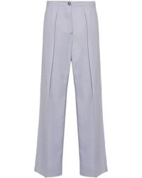 Acne Studios - Wide-Leg Tailored Trousers - Lyst