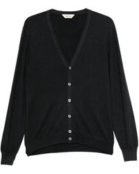 Gran Sasso - V-Neck Button Cardigan - Lyst