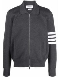 Thom Browne - 4-bar Stripe Zip-up Jumper - Lyst