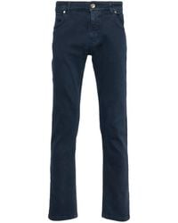 Eleventy - Low-Rise Tapered Jeans - Lyst