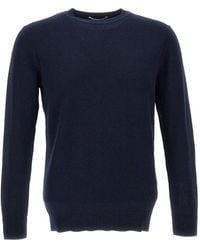 Kangra - Crew-Neck Cotton Sweater - Lyst