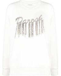 P.A.R.O.S.H. - Sweatshirt mit Logo-Verzierung - Lyst