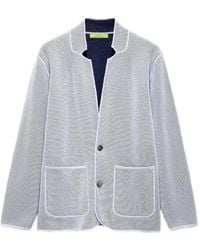 Shanghai Tang - Blazer À Poche Plaquée - Lyst