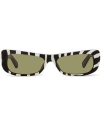 Jacquemus - X Linda Farrow Capri Rectangular Sunglasses - Lyst