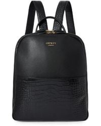 Osprey - The Kellie Croc-Effect Pebbled Leather Backpack - Lyst