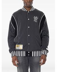 PDF - Doc 2 Pinstripe Bomber Jacket - Lyst
