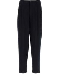 Giorgio Armani - Pleated Jersey Trousers - Lyst