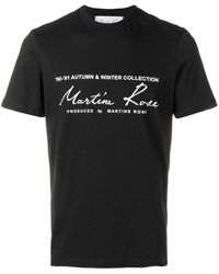 Martine Rose - T-Shirt mit Logo-Print - Lyst