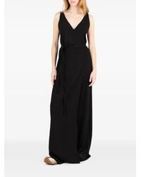 Societe Anonyme - V-Neck Tie Maxi Dress - Lyst