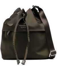 agnès b. - Drawstring Nylon Crossbody Bag - Lyst