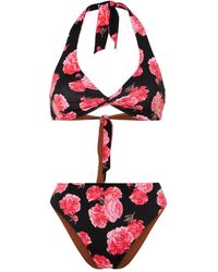 Fisico - Floral-print Reversible Bikini - Lyst