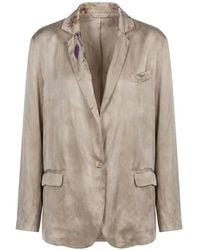 Avant Toi - Giacca Con Design Patchwork - Lyst