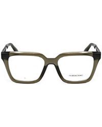 Ferragamo - Square-Frame Glasses - Lyst