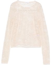 Patrizia Pepe - Sequin-embellished Blouse - Lyst