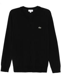 Lacoste - Jersey con cuello en V - Lyst