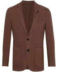 Lardini - ブローチディテール シングルジャケット - Lyst