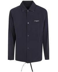 Emporio Armani - Logo-Print Lightweight Jacket - Lyst