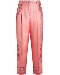 Etro - Hose Mit Paisley-Print - Lyst