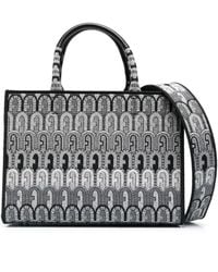 Furla - Sac Cabas À Motif En Jacquard - Lyst