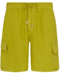 Vilebrequin - Baie Linen Deck Shorts - Lyst